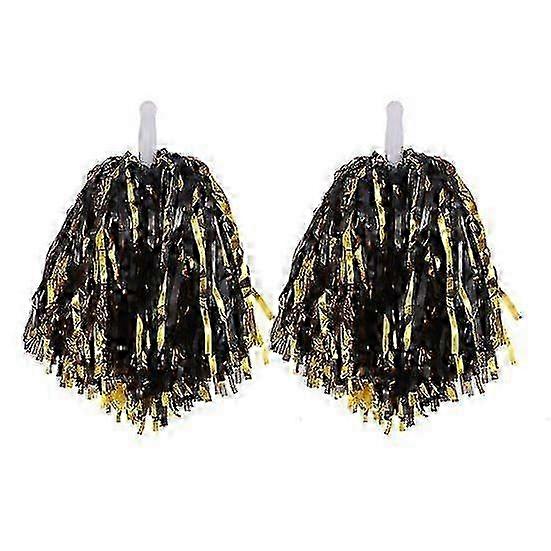 Cheerleading Pom Poms, Plastic Material, 2 Pack, Team Activity Cheering Props