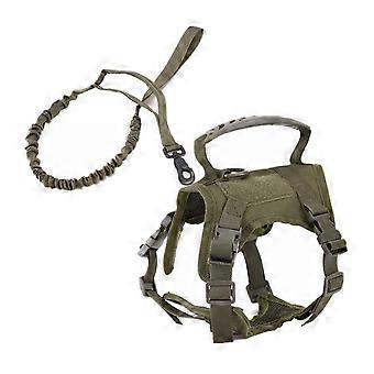 Tactical Cat Harness And Leash for Walking Escape Proof Adjustable Cat Vest with Rubber Handle And Patches for Cats Small Dogs