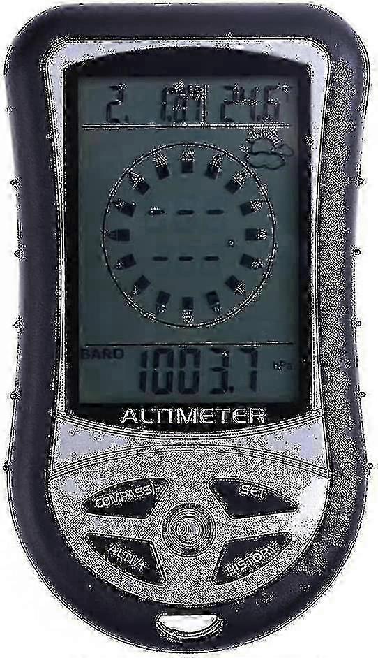 Výškomer teplomer barometer multifunkčný kompas