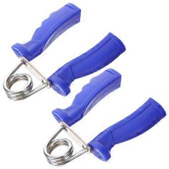 Blue Hand Grip Strengthener for Fitness 2Pcs Finger Massage Tool