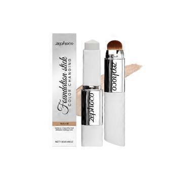 2Pcs  Zephoco Natural Color Concealing Foundation Stick - Lightweight, Matte, Sheer, Natural, and Long-Lasting Foundation Stick