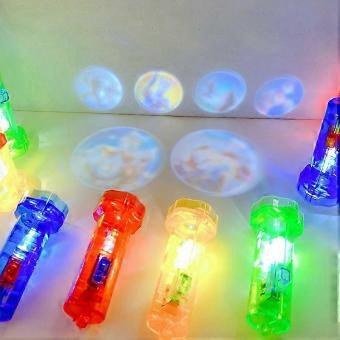 10 Mini Projector Flashlight Toy, Transparent Colorful Kids Projection Flashlight, Portable Cartoon Pattern Project Torch Light, Boys Girls Party
