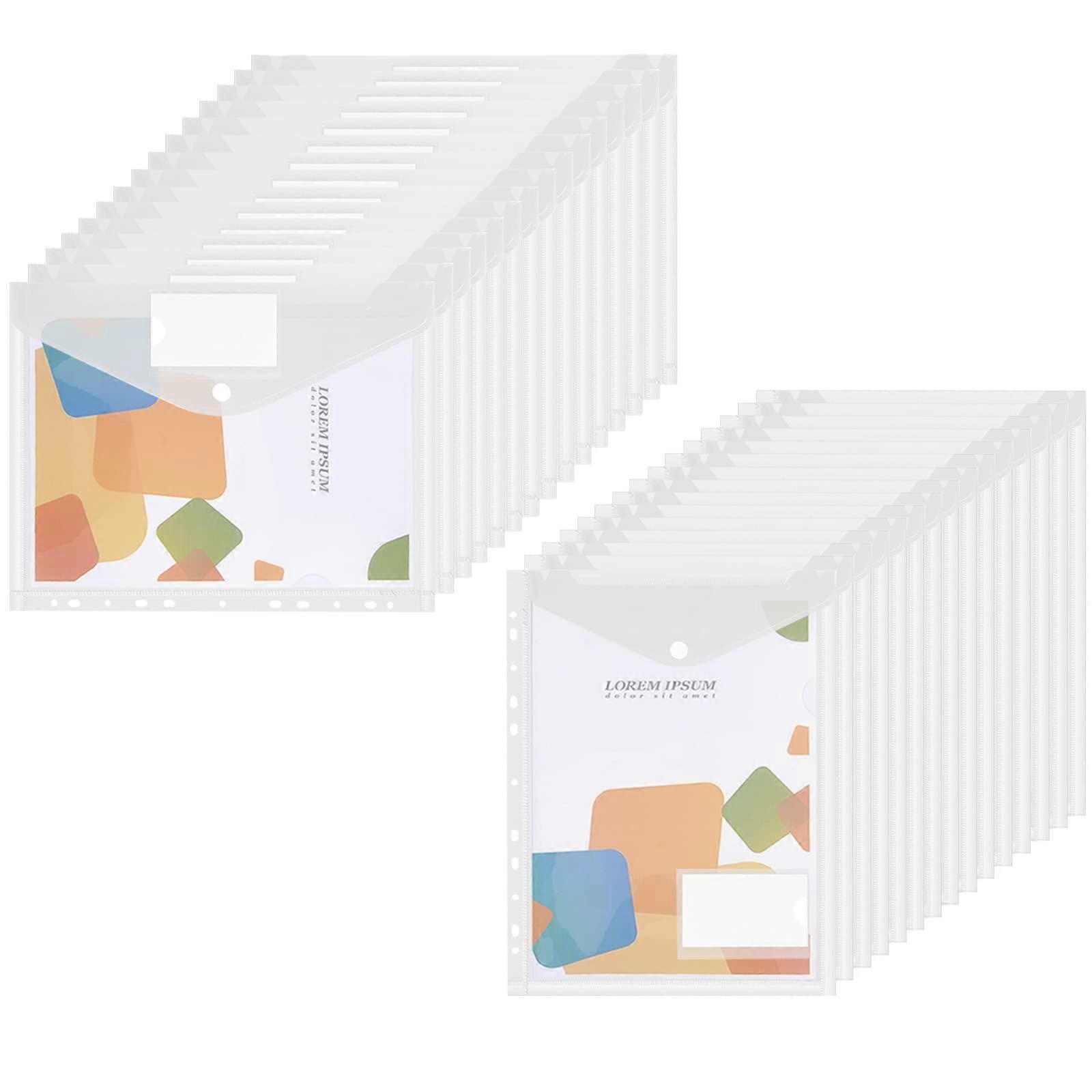 A4 Documentenmap, 30-pack, transparant