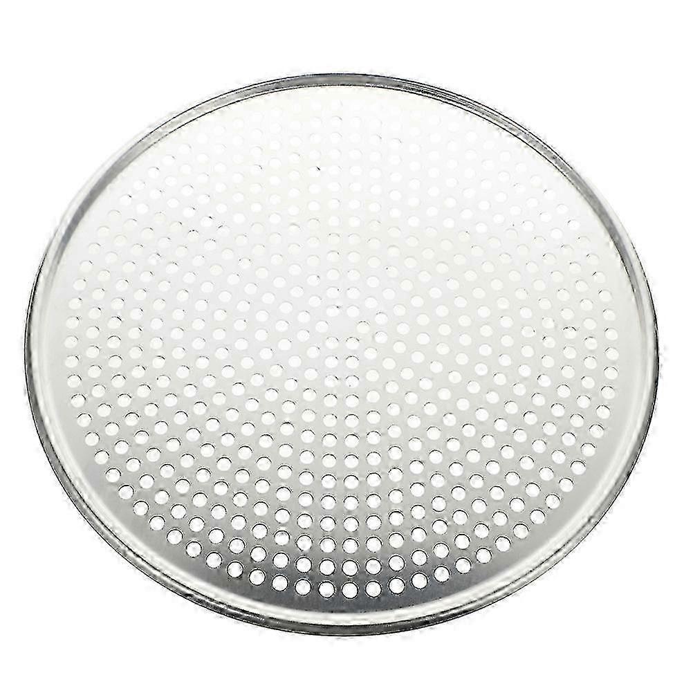Round Silver Baking Tray, Multi-Function Pizza Pan 35.5x35.5x0.5cm