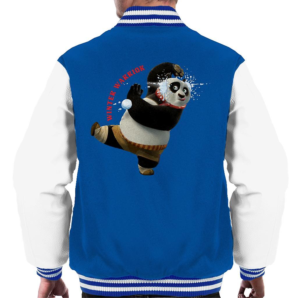 Kung Fu Panda karácsonyi téli harcos férfi varsity kabát