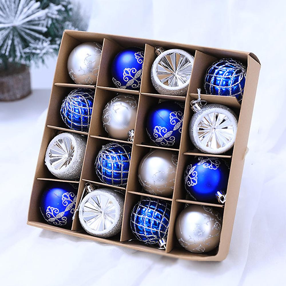 16pcs Christmas Tree Hanging Balls Decoration