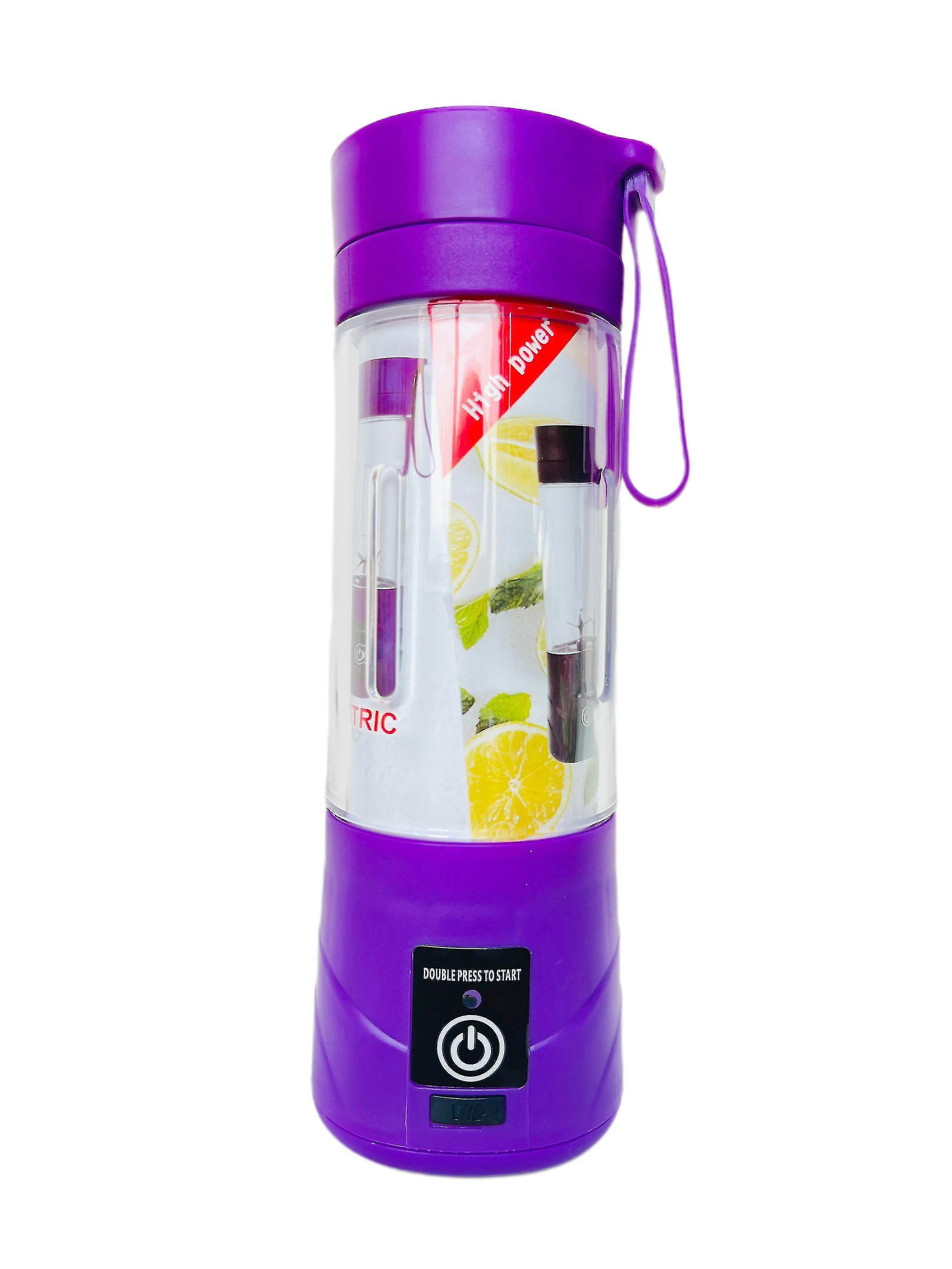 2022 Portable Juicer Manual Blender Electr Usb Juicer 6 Blades Juicer Cup Machine Rechargeable Fruit Juice Portable Blenders