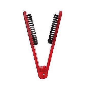 Stijltang Borstel Hoge Temperatuur Weerstand Double Side Hair Straightening Styling Brush