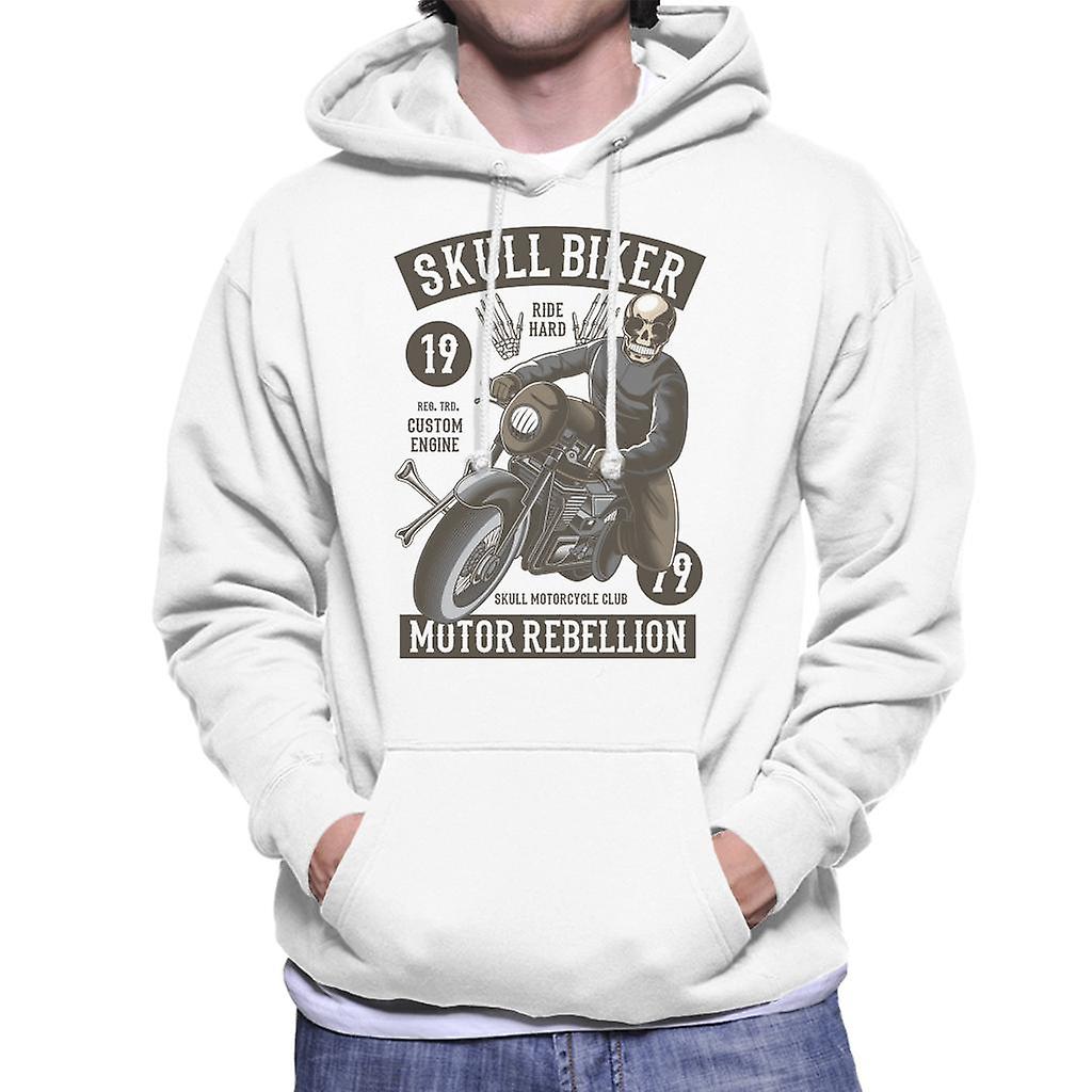 Skallen Biker Motor opprør Hettegenser