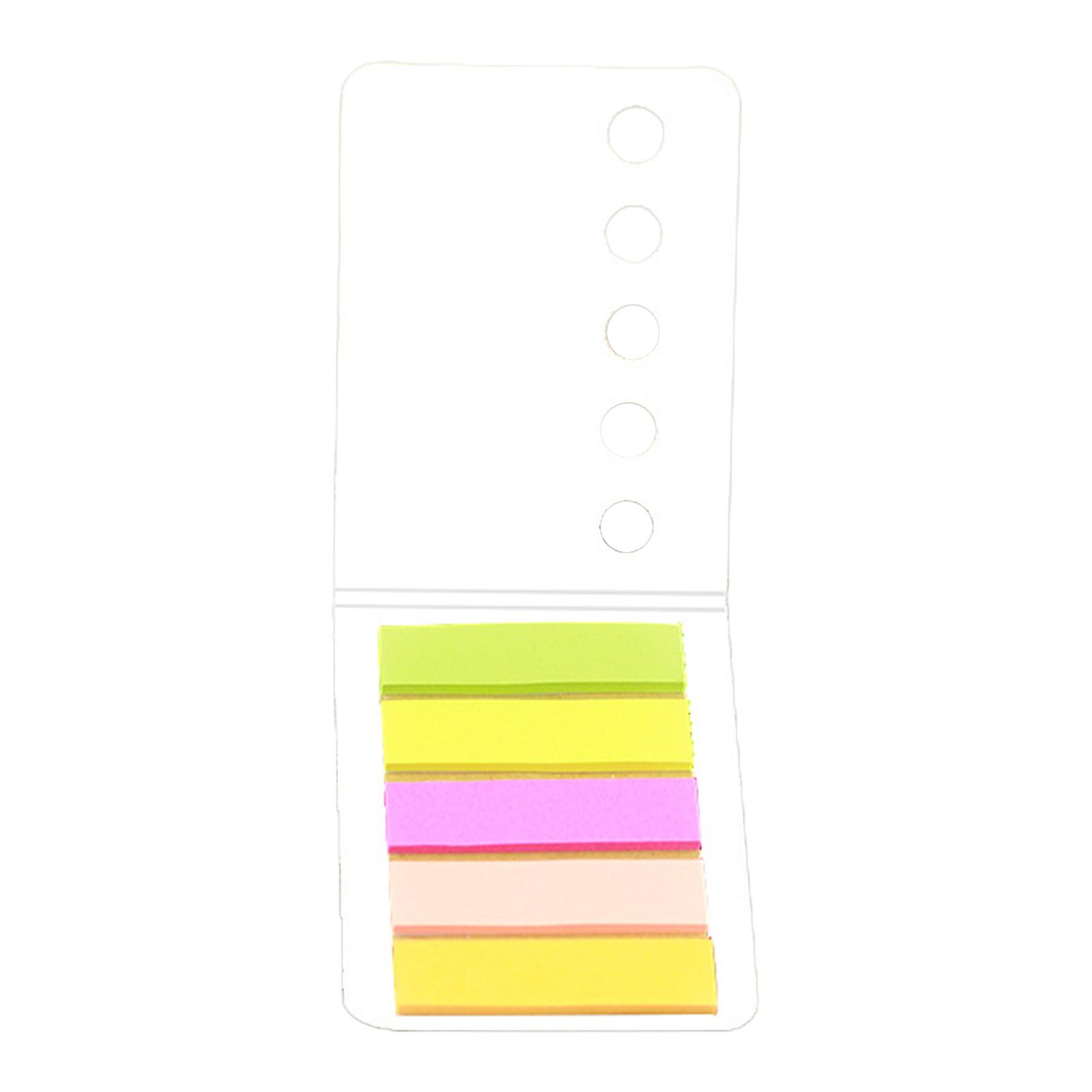 Note Tabs Colored Page Markers Labels Sticky Notes Writable File Tabs 5 Colors