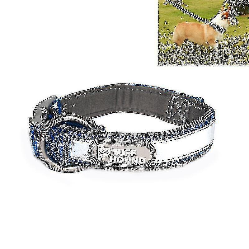 Tuffhound 1427 Nylon + Submersible + Reflector Bar Adjustable Dog Collar, Adjustable Range: A