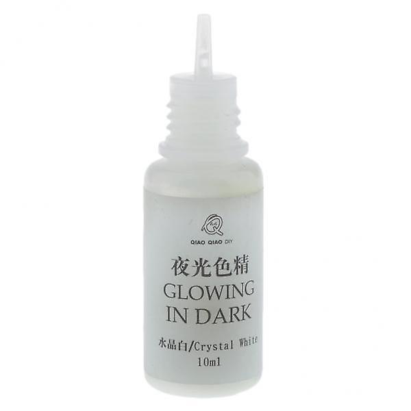 4xGlow in dark pigments UV resin epoxy dye color concentrate Crystal White