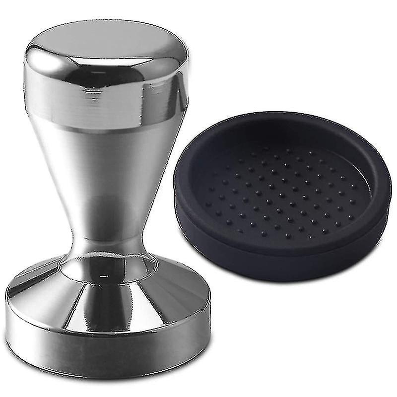 Coffee Tamper 51mm Stainless Steel With Tamper Mat For Coffee,tamping