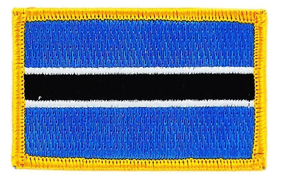 Patch Ecusson Brode Flag Botswana Insignflag Thermocollant Blason