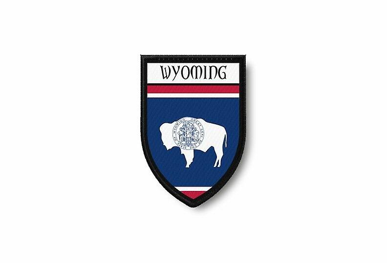 Patch Ecusson Termocollant Edge Brode Flag Prints USA Wyoming