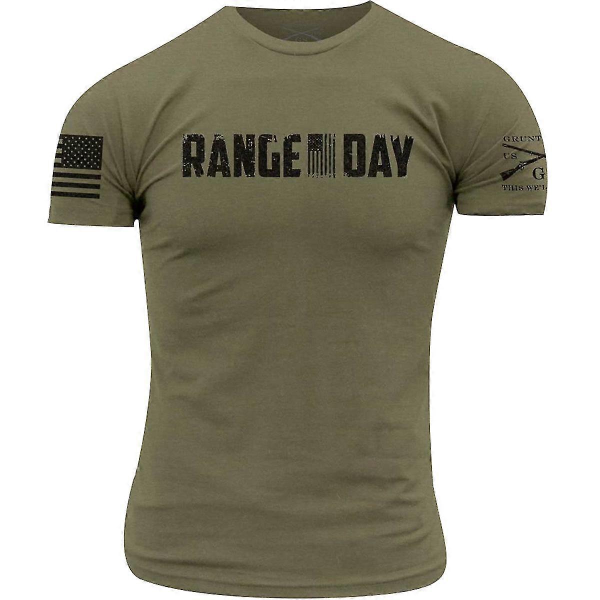 Grunt Style Range Day T-Shirt - Olive Green
