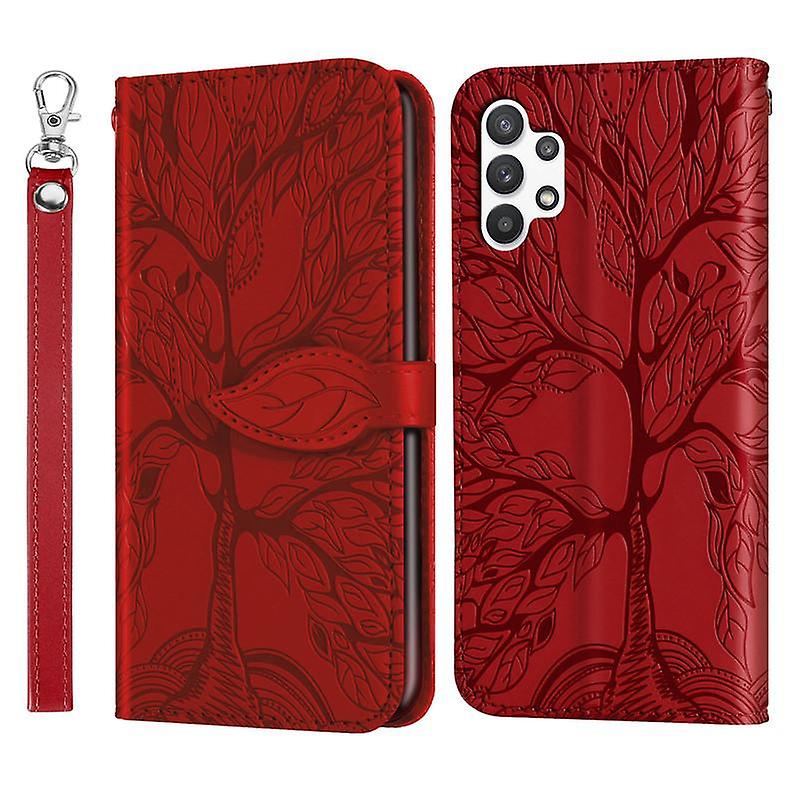 Wallet Case For Samsung Galaxy A13 5G/A13 4G/A04S/A04/M13 5G Premium PU Leather Flip Cover Life Tree