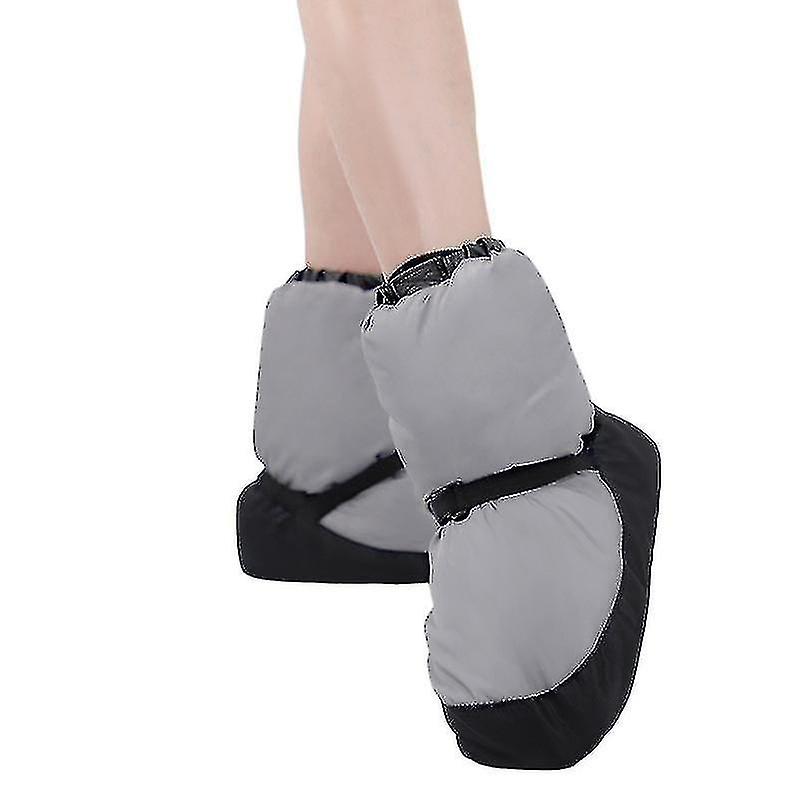 Ballet quente sapatos de dança mulheres acolchoadas curto exercício botas de algodão-lian