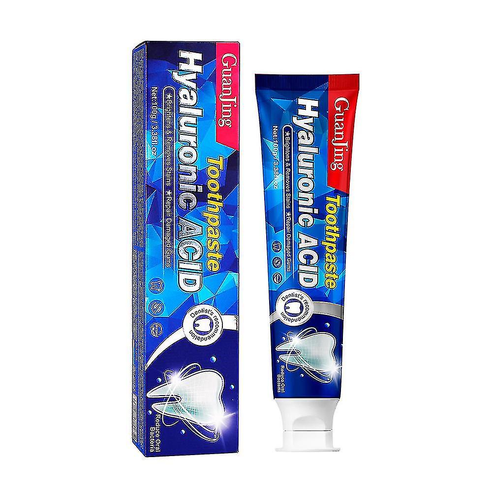 Guanjing Hyaluronic Toothpaste Brightens Gums To Remove Tooth Stains, Toothpaste