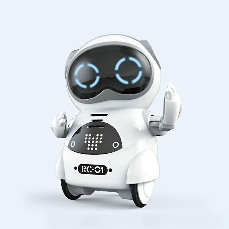 Pocket Robot Mini Robot Toys Gift Talking Interactive Dialogue Voice Recognition Record Singing Dancing Smart Robot