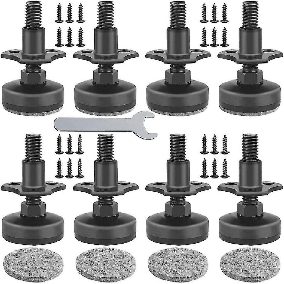 Niveleurs de meubles-kit Niveleur de jambe d’écrou en T Réglage de hauteur robuste pour tables chaises support d’angle d’armoire - Q1