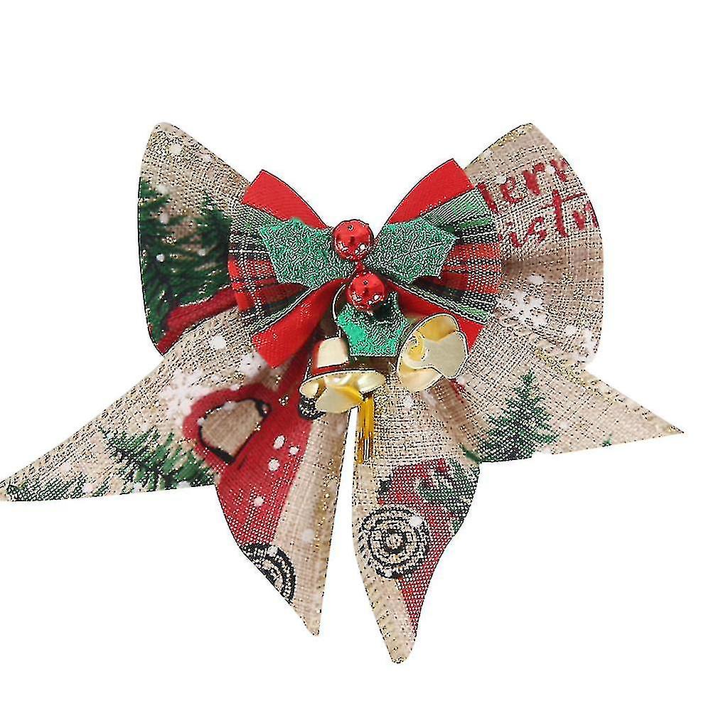 8pcs decoração do arco de Natal para embalagem de presente (estilo 6) Bd-YUHAO