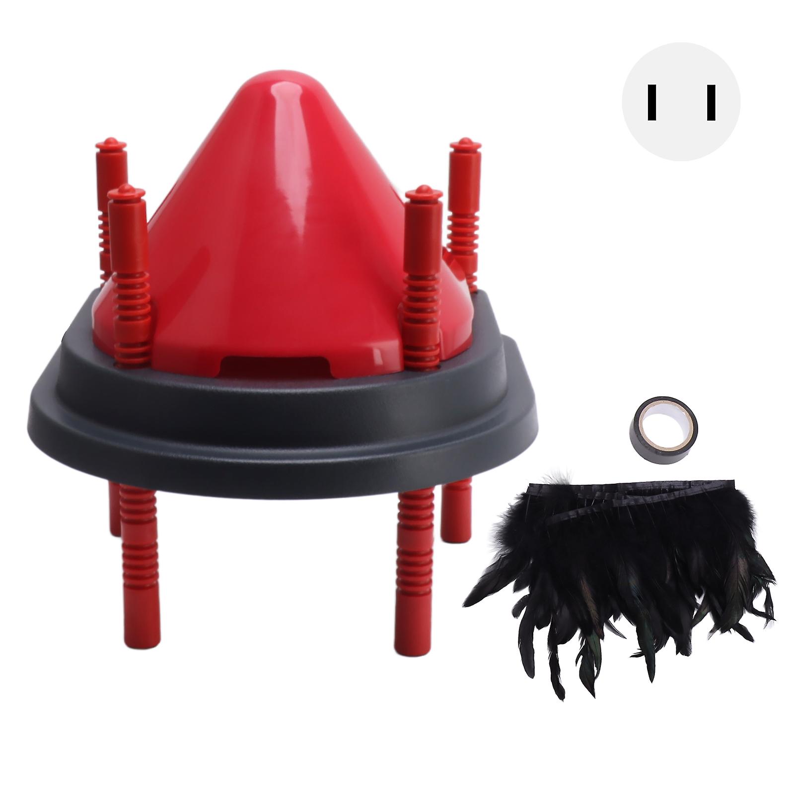 Chicken Brooder Heater Plate 13W Oversized with Lid Safe for Chicks Adjustable Height Durable Design Energy-Efficient UK Plug 110