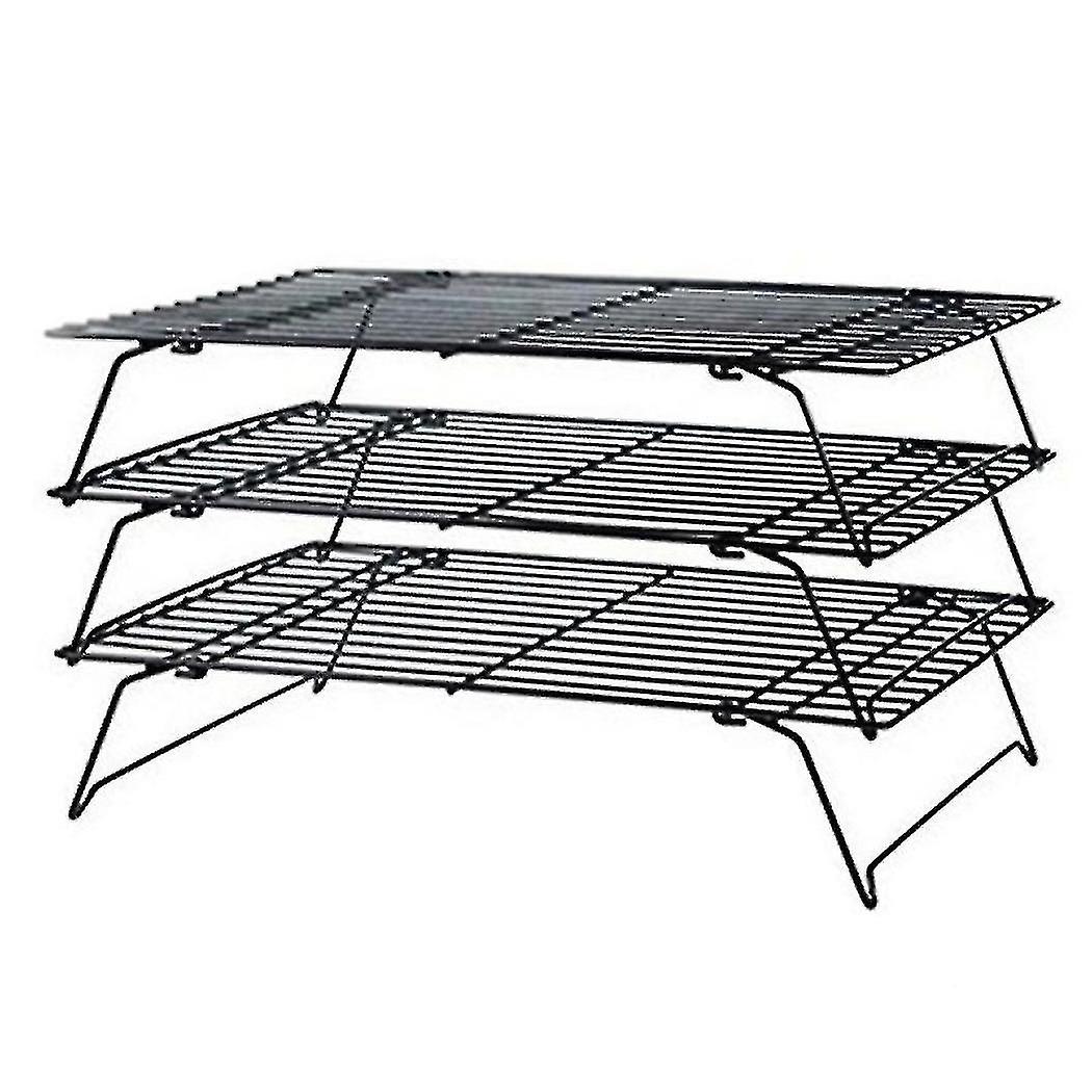 2024 3 Layers Stackable Cooling Rack Metal Cake Cookie Biscuits Bread Cooling Rack Net Mat Holder Dry Co