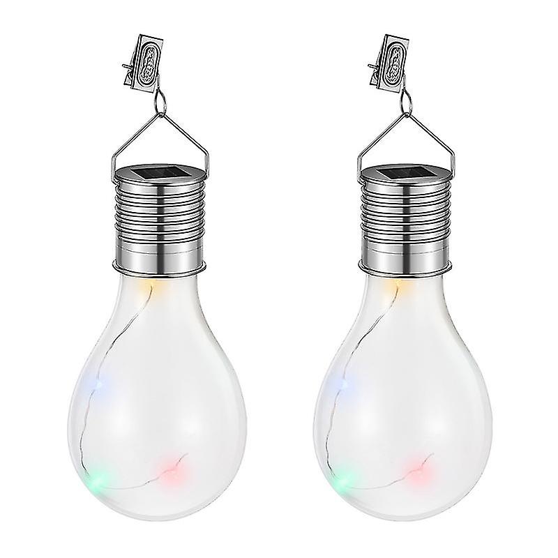 2pcs Led Solar Bulb
