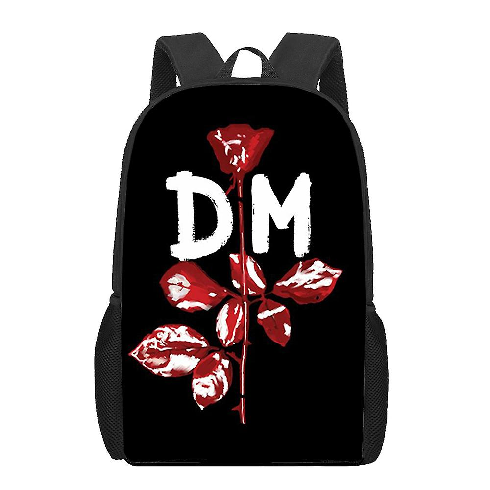 Depeches Band Mode 3D tisk Školní tašky pro chlapce Dívky Primární studenti Batohy Děti Kniha Taška Taška Multifunkční batoh