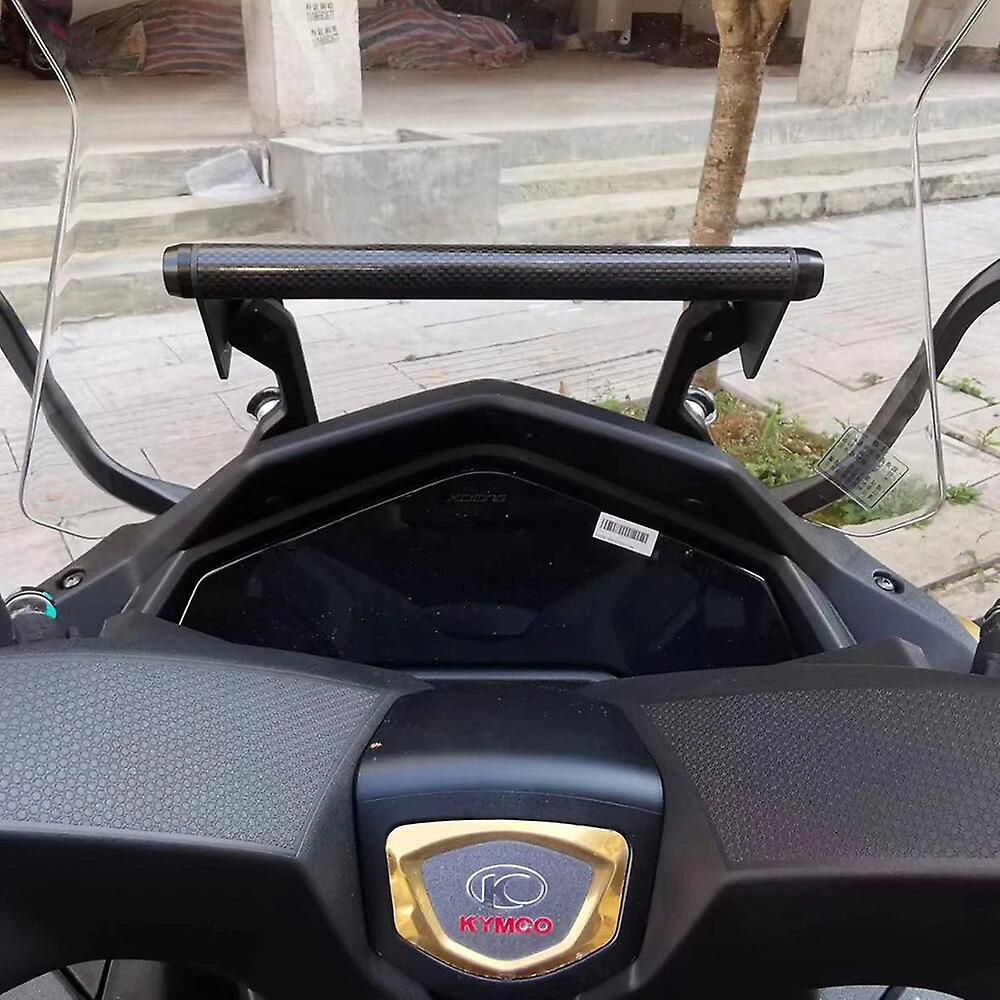 New Fit Kymco Dtx360 Motorcycle Navigation Bracket Ubs Mobile Phone Bracket Carbon Fiber Bracket For Kymco 360dtx Dtx 360