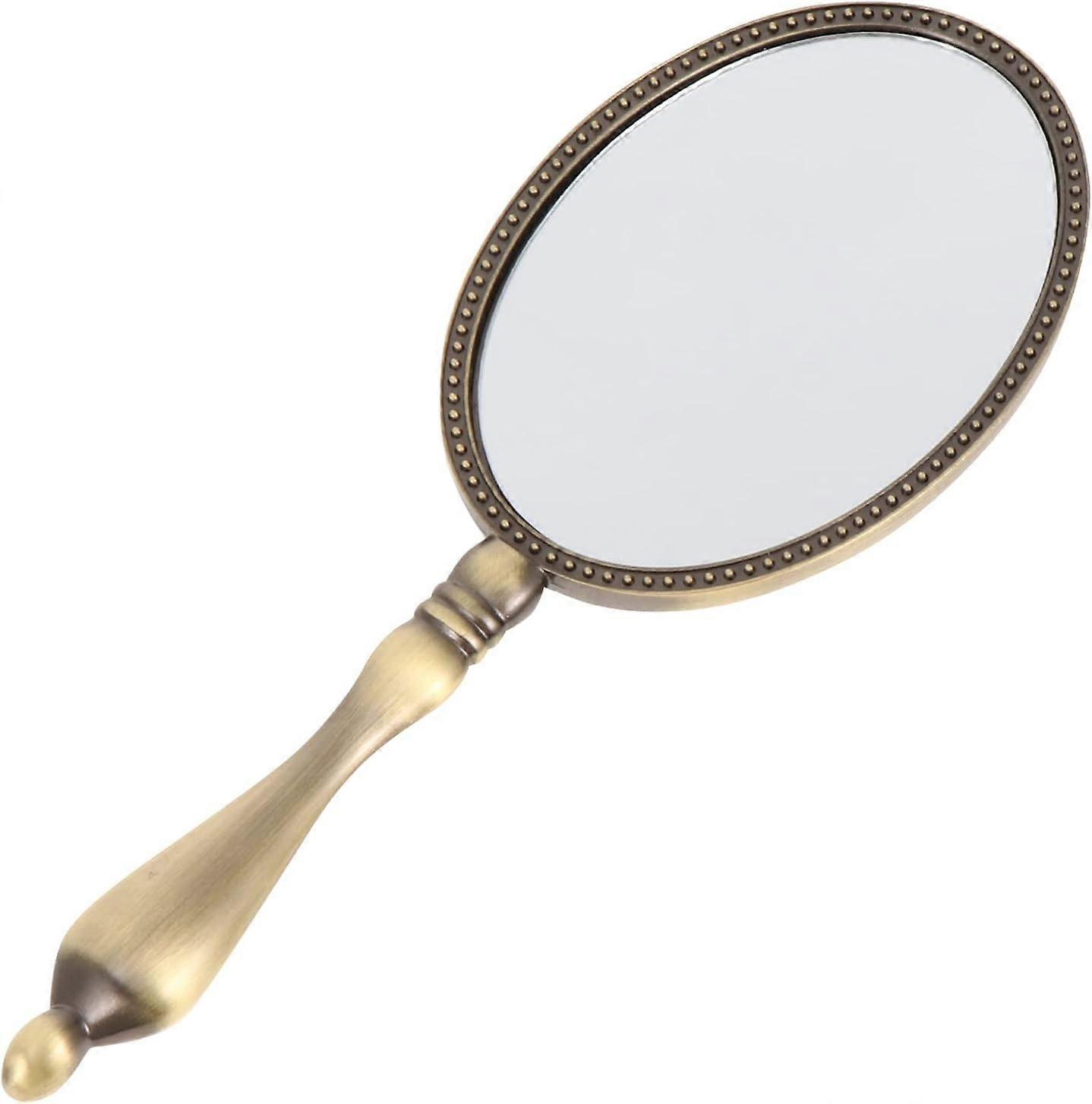 Vintage Handheld Mirror Vanity Hand Mirror