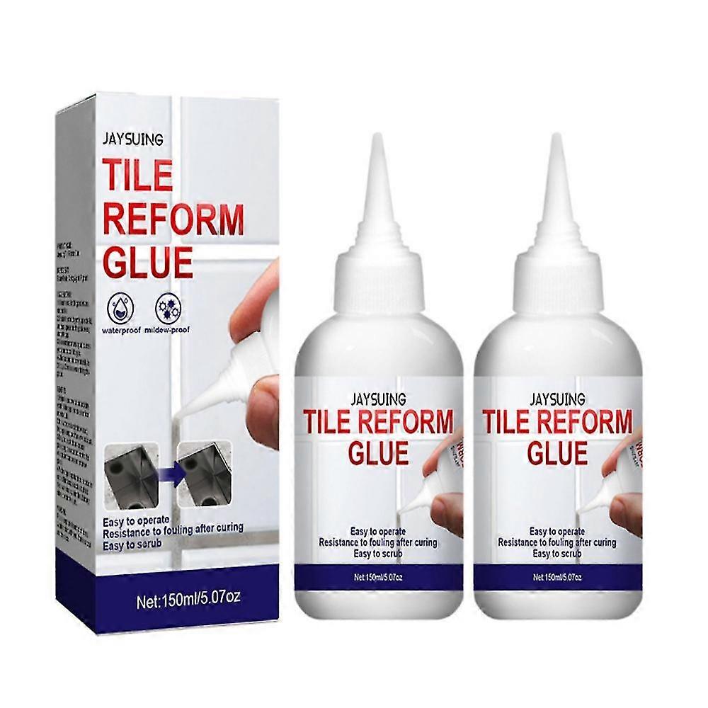 2 قطعة المهنية البلاط فجوة إصلاح وكيل البلاط الأبيض عبوة الجص القلم Mouldproof وكلاء تعبئة الجدار الخزف الحمام الطلاء نظيف - Shengxin