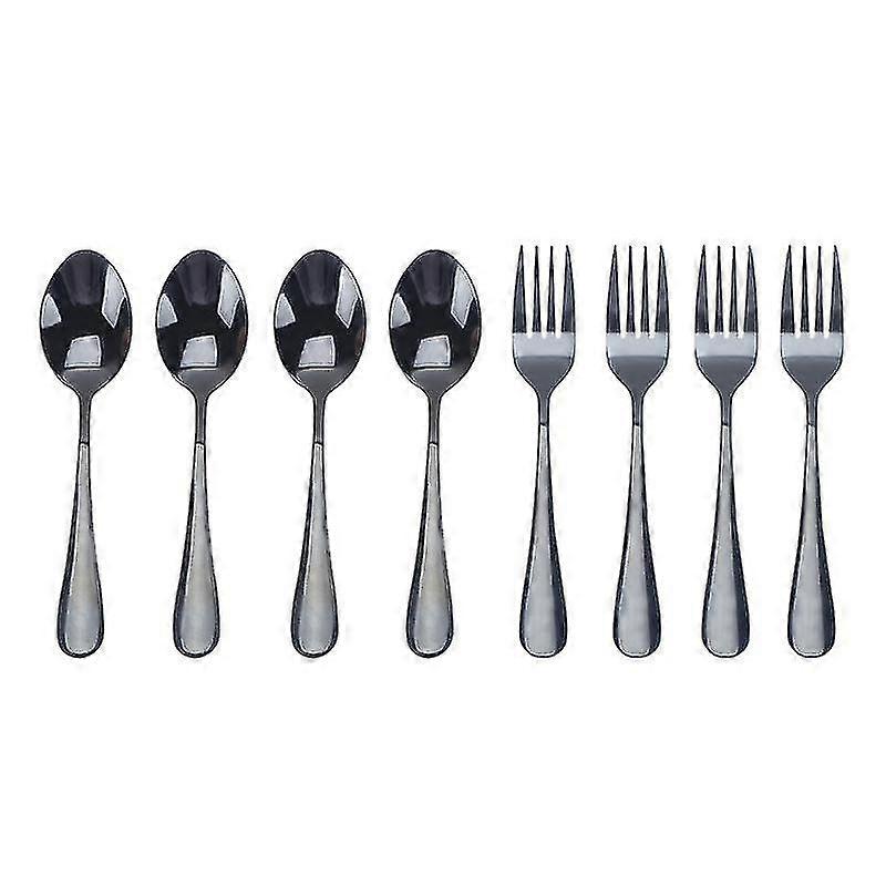8pcs Kitchen Tableware, Spoons And Forks set Kitchen Tableware