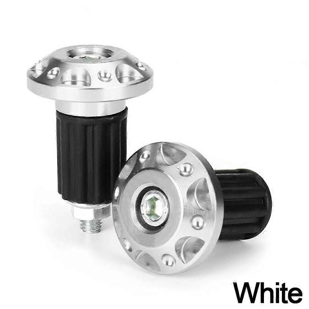 2pcs CNC Motorcycle Accessories Parts 16-18mm Handlebar End Cap Plug Motorcycle Handlebar Handle Grips Ends~2312