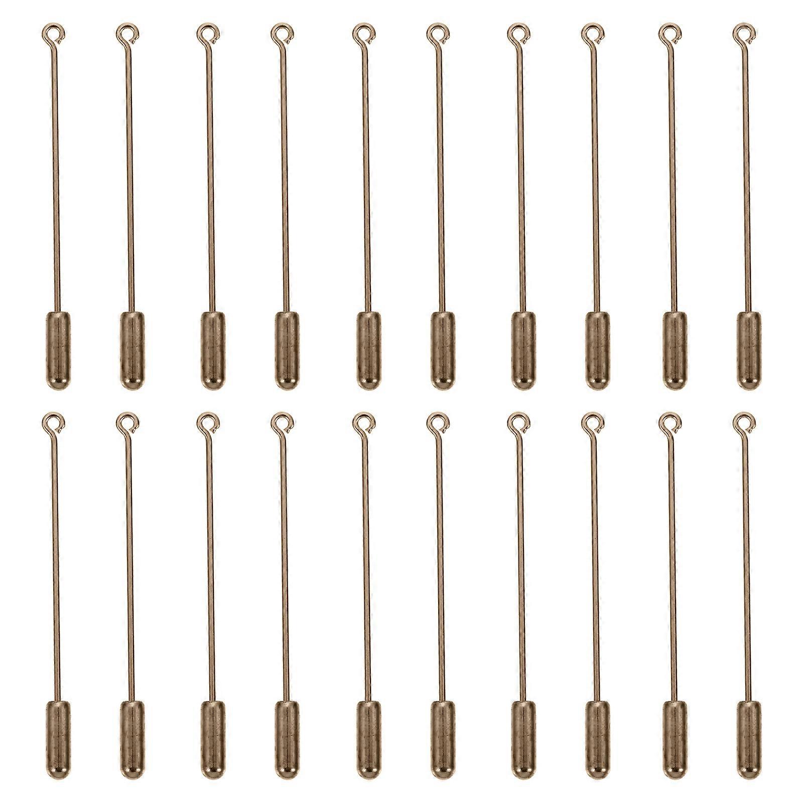 20pcs Creative DIY Brooch Accessories Long Hat Earring Accessories