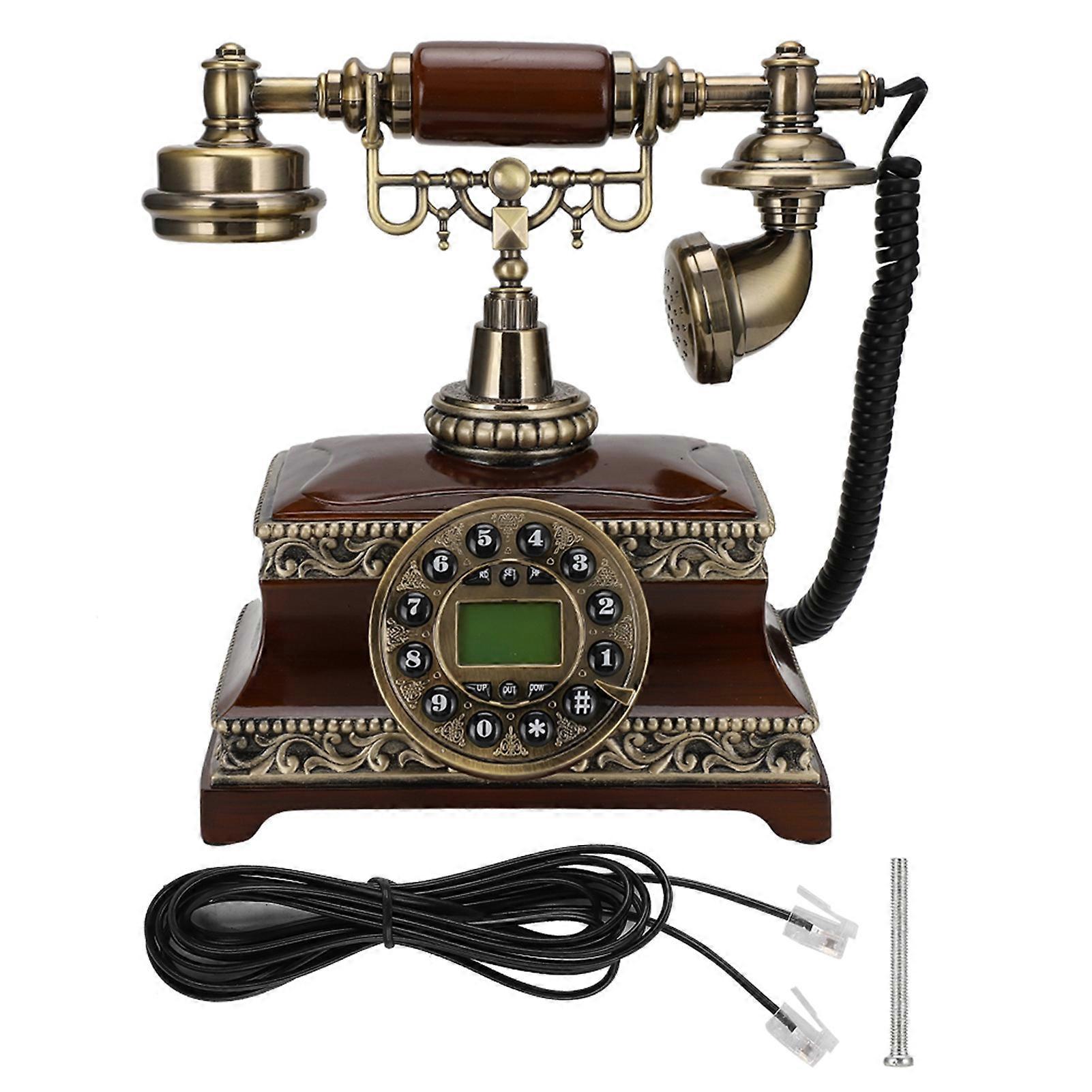 MS-613A Multifunktions-Heimtelefon mit klassischer Retro-Hintergrundbeleuchtung und Display FSK / DTMF
