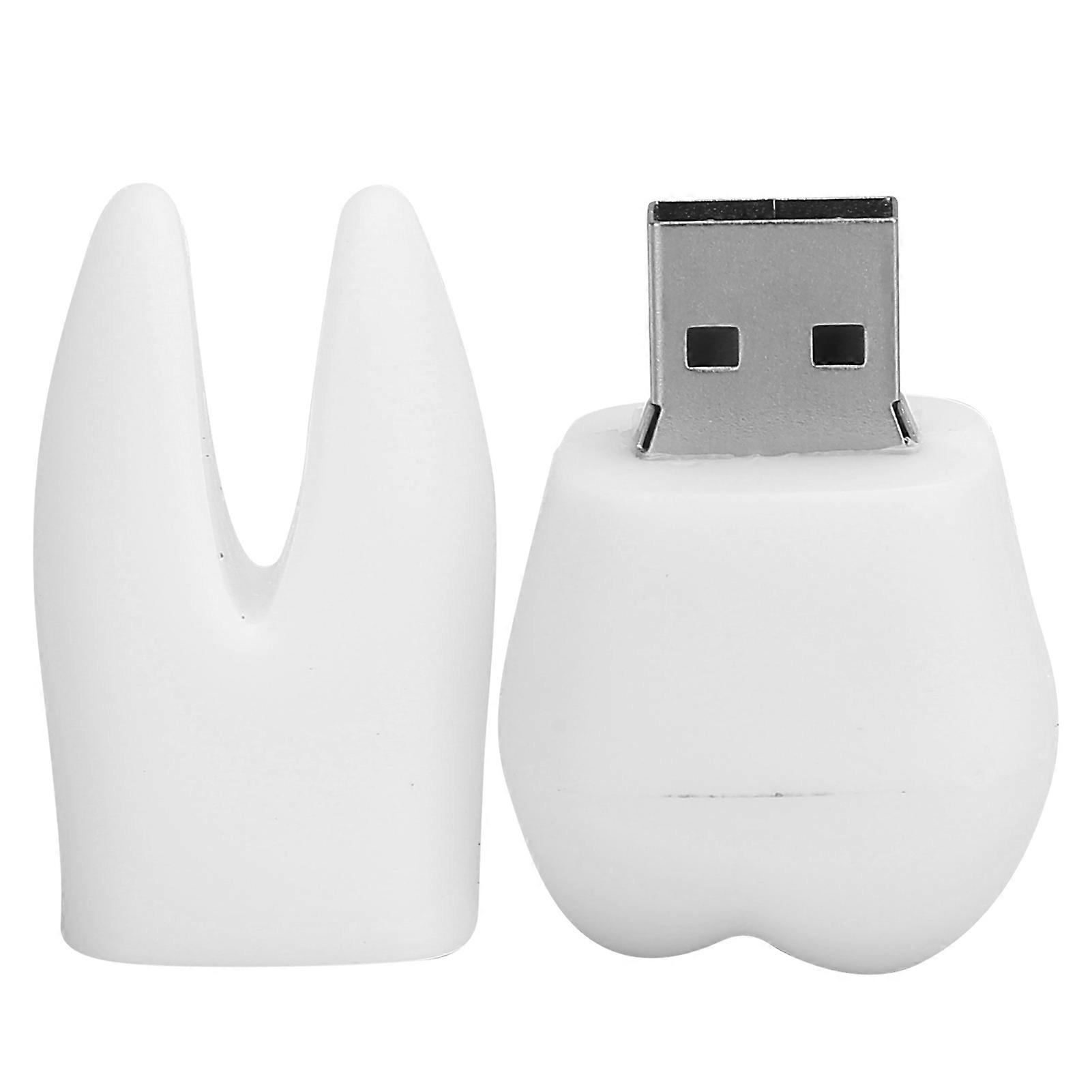 U Disk USB2.0 3 Dimensional Tooth Shape Practical Data Storage Gift for Desktops Laptops Tablets64GB