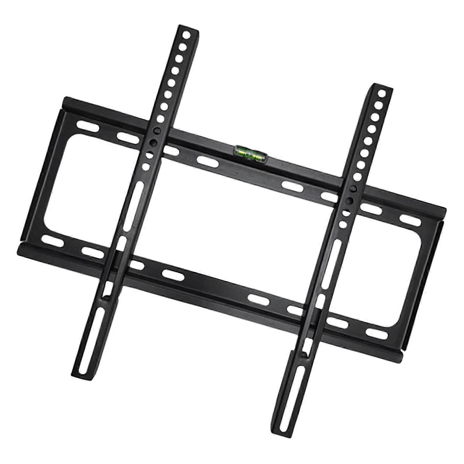 TV Bracket Wall Mount Black Fixed Support Adjustable TV Holder for 26-63inch