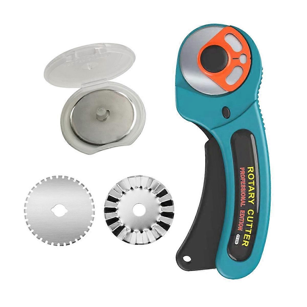FT145 Περιστροφικός κόπτης 45mm Patchwork Roller Easy Sharing Cutting Tools for Ύφασμα Δέρμα Χαρτί Εισιτήριο Μαλακό Φύλλο B
