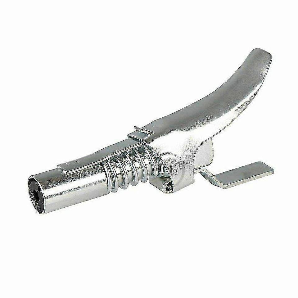 Grease Gun Coupler Quick Lock Release Compatible With All Standard Grease Guns(1pcs, Silver)