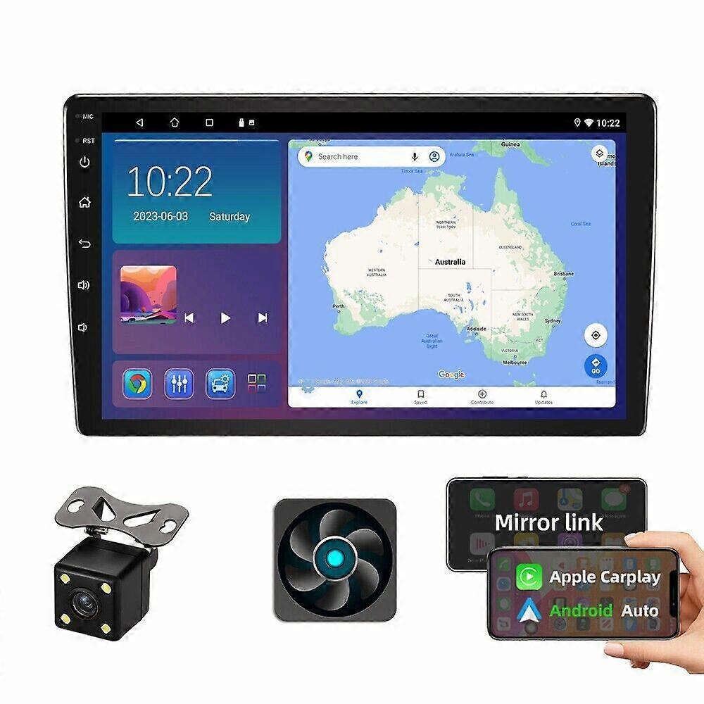 10" Double 2Din autostereoradio Carplay Android 13 4+64 GPS Wifi-soitin DSP KARTTA NO.8981