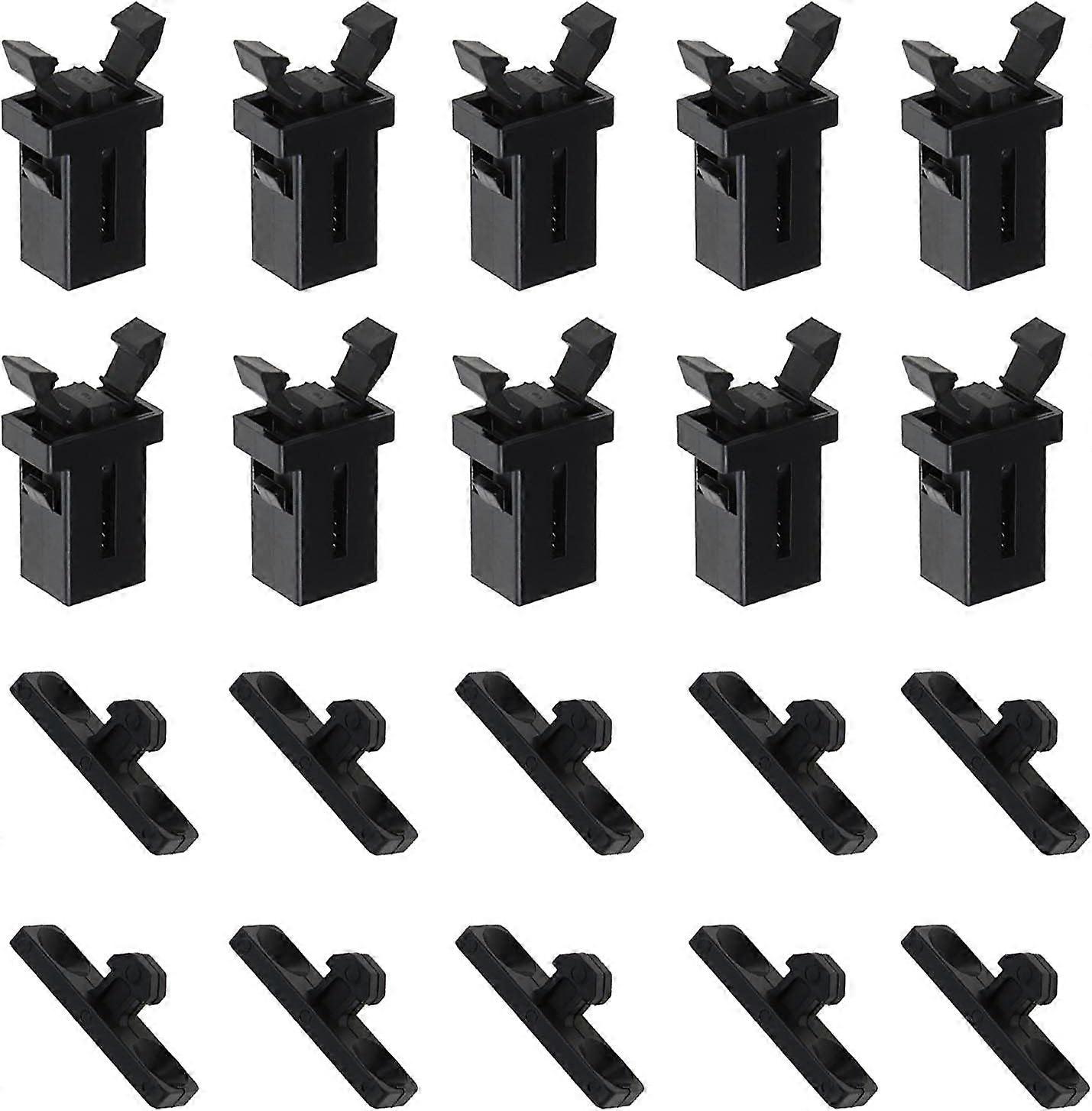 10 Pairs Replacement Plastic Touch Lid Trash Can Latch Lock Compatible 20.1*12.5mm