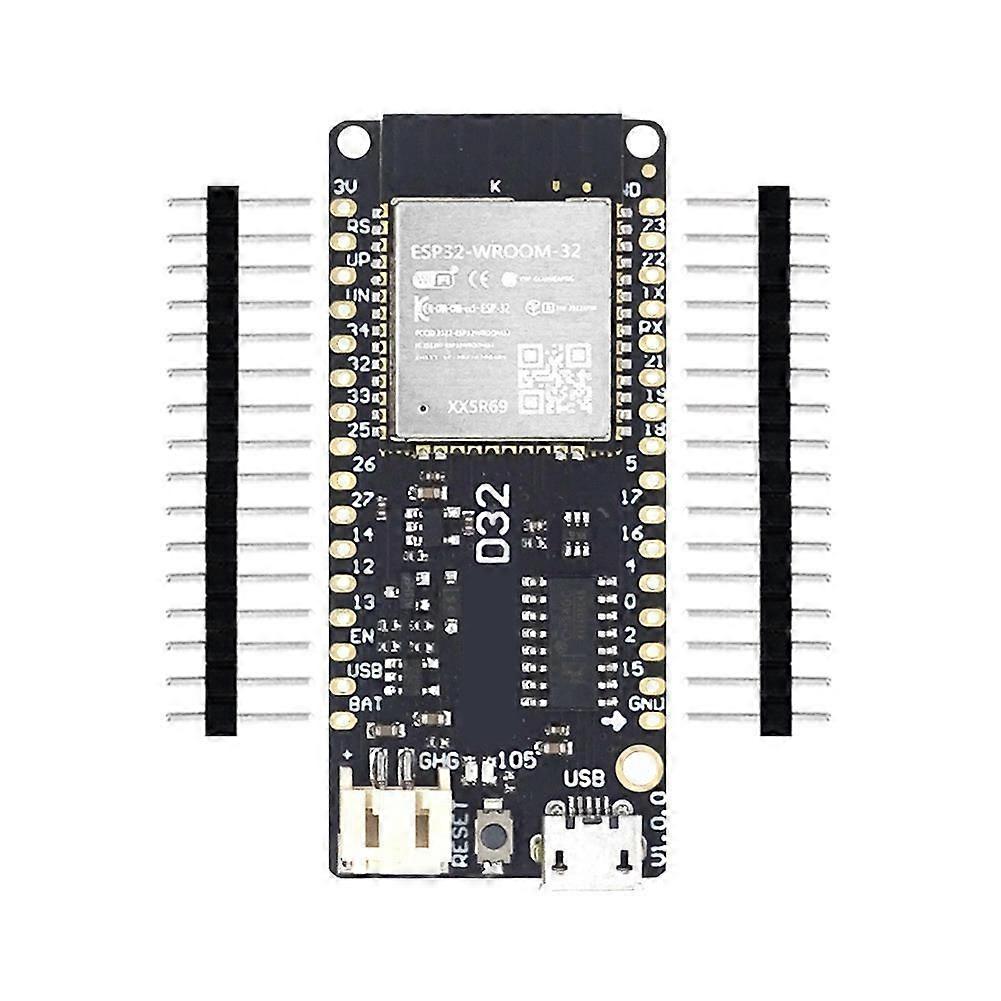 D32 V1.0.0 Wifi Bluetooth Development Board Based ESP-32 Esp32 ESP-WROOM-32 4MB FLASH Compatible for MicroPython