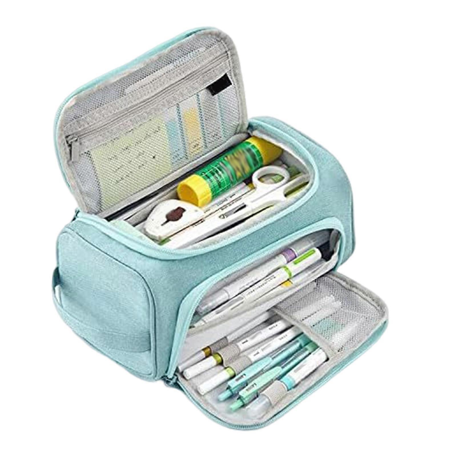 Large Capacity Pencil Case Portable Pencil Pouch for Stationery Office Supplies