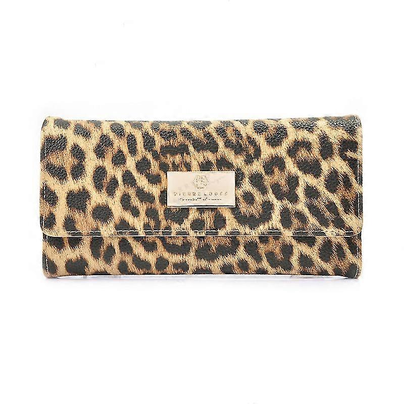Leopard πορτοφόλια για τις γυναίκες, ζώο εκτύπωση κυρίες πορτοφόλι, μακρύ φερμουάρ Pu δερμάτινες κάρτες κάτοχος