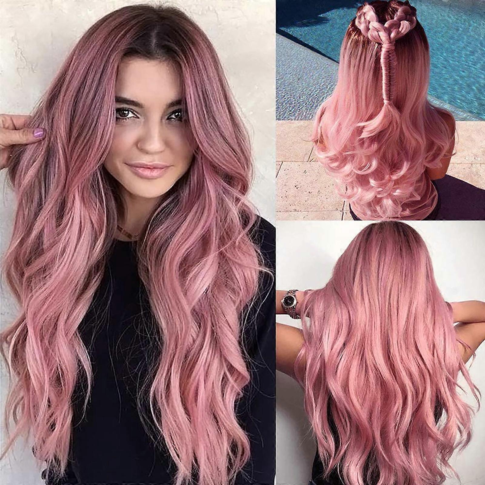 Women's Curl Wavy Curl Wig Can Be Straightened and Bent