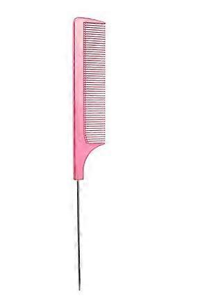1PCS pearl model-pink hair pick comb with pointed tail