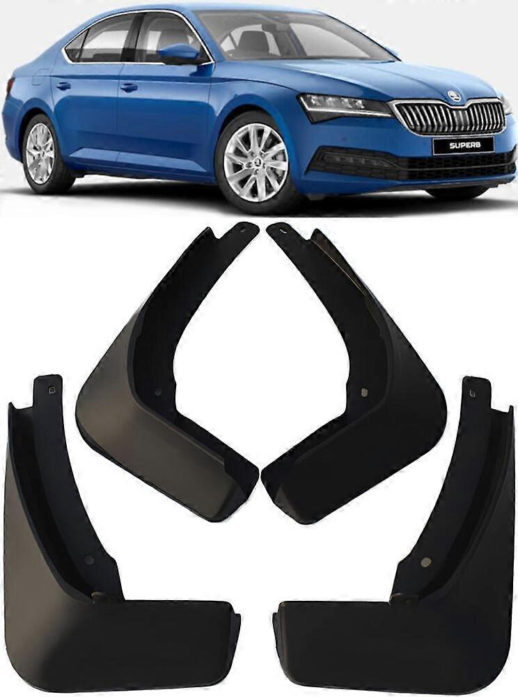 Genuine Full Set Splash Guards Mud Flaps For 2015-2023 SKODA Superb Hatchback