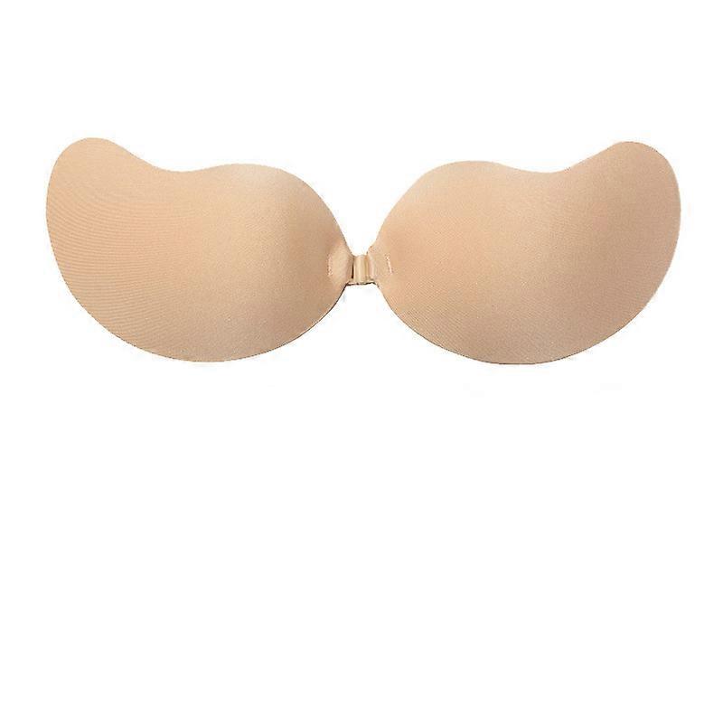 Push up Strapless Self Adhesive Plunge Bra Invisible Backless Sticky Bras, A